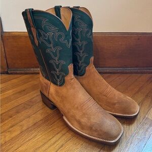 Lucchese Men’s Gordon Suede Square Toe Boots Size 12D